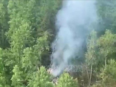 Vụ rơi máy bay ở Nga: Tìm thấy hộp đen