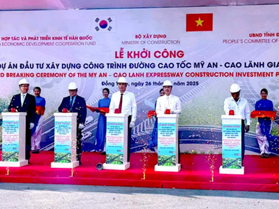 Khởi công dự án cao tốc Mỹ An - Cao Lãnh giai đoạn 1