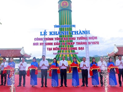 Quảng Trị: Khánh thành Di tích Bến phà II Long Đại