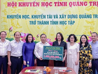 Chung tay hỗ trợ học sinh vùng khó khăn tỉnh Quảng Trị