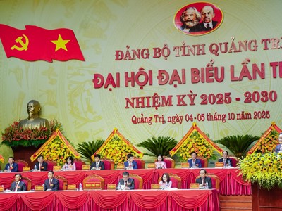 Khai mạc trọng thể Đại hội đại biểu Đảng bộ tỉnh Quảng Trị lần thứ I, nhiệm kỳ 2025–2030