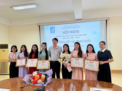 Đề tài của sinh viên người Rục vào chung khảo Giải thưởng Khoa học-Công nghệ