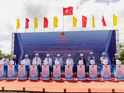 Ngôi trường của lòng dân vùng biên ải