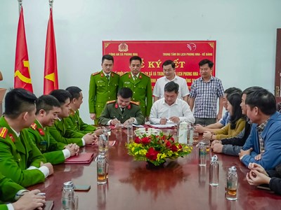 Tăng cường an ninh trật tự trong hoạt động du lịch tại Phong Nha - Kẻ Bàng