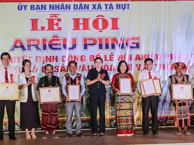 Để lễ hội Ariêu Piing trở thành điểm nhấn du lịch văn hóa miền Tây Quảng Trị