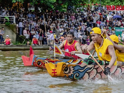 Đua thuyền Kiến Giang: Di sản 500 năm trong ngày “Tết Độc lập”