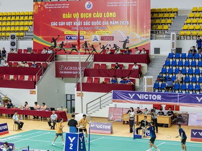 Khai mạc giải cầu lông các cây vợt xuất sắc quốc gia