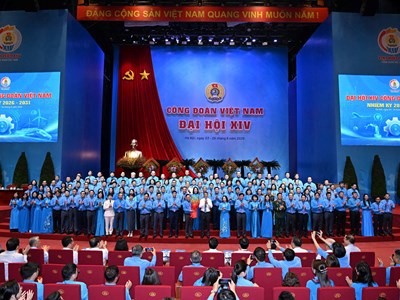 Bế mạc Đại hội XIV Công đoàn Việt Nam nhiệm kỳ 2026-2031