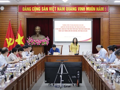 Tiếp tục rà soát, hoàn thiện chính sách, pháp luật trong lĩnh vực văn hóa, thông tin, thể thao và du lịch