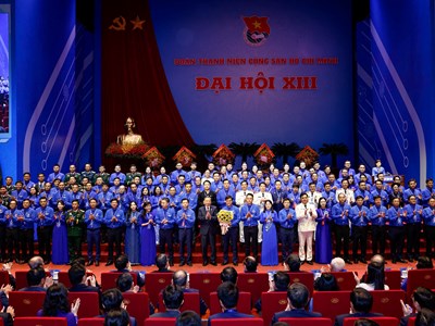 Anh Bùi Quang Huy tái đắc cử Bí thư thứ nhất Trung ương Đoàn khóa XIII