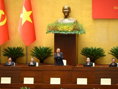 Tổng Bí thư, Chủ tịch nước Tô Lâm chủ trì Hội nghị toàn quốc sơ kết 1 năm 6 tháng triển khai thực hiện Nghị quyết số 57