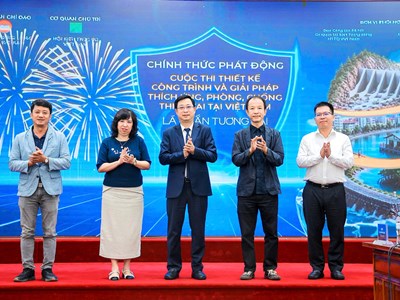 Phát động Cuộc thi “Thiết kế công trình và giải pháp thích ứng, phòng, chống thiên tai tại Việt Nam“