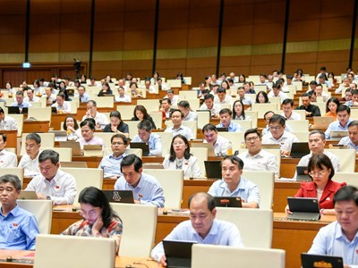 Hôm nay, Quốc hội thảo luận ở hội trường về dự án Luật sửa đổi, bổ sung một số điều của Luật Xuất bản