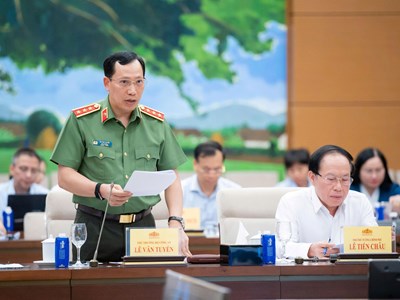 Ủy ban Thường vụ Quốc hội cho ý kiến về định hướng, chính sách dự án Luật Tổ chức cơ quan điều tra hình sự (sửa đổi)