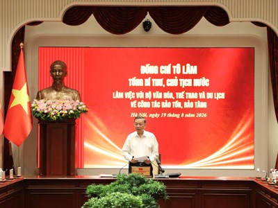 Phải suy nghĩ chúng ta sẽ để lại gì cho hàng trăm năm, hàng nghìn năm sau