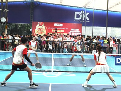 Giải Pickleball Báo Văn Hóa – “Pickleball Văn hóa Việt 2026” bước vào ngày tranh tài thứ hai 