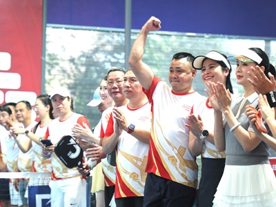 NSND Tự Long, (S)TRONG Trọng Hiếu cùng dàn nghệ sĩ hào hứng tranh tài tại Giải Pickleball Báo Văn Hóa năm 2026 