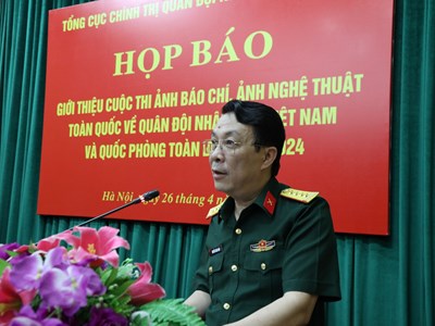 Phát động cuộc thi ảnh báo chí, nghệ thuật toàn quốc về Quân đội