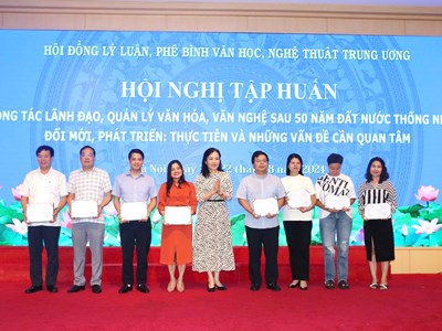 Bế mạc Hội nghị tập huấn lý luận, phê bình văn học, nghệ thuật năm 2024