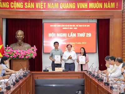 Hội nghị lần thứ 20 Ban chấp hành Đảng bộ Bộ VHTTDL