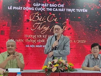 Phát động cuộc thi ca hát trực tuyến “Bài ca thống nhất”