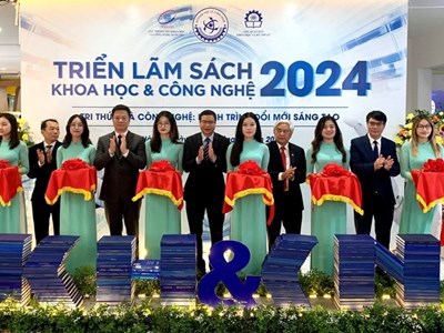 Khai mạc Triển lãm Sách Khoa học và Công nghệ 2024