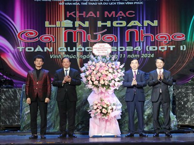 Khai mạc Liên hoan Ca múa nhạc toàn quốc năm 2024 đợt 1