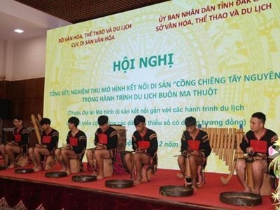 Kết nối Không gian văn hóa cồng chiêng Tây Nguyên trong hành trình du lịch di sản