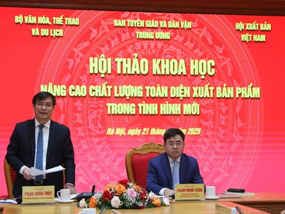 Giải pháp nâng cao chất lượng xuất bản phẩm trong tình hình mới