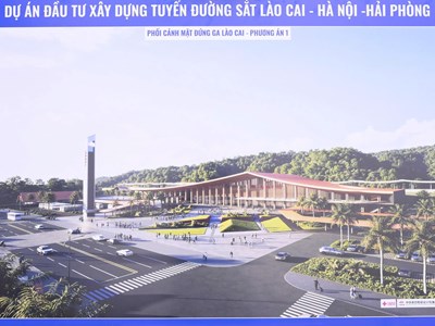 Khởi công hạ tầng ga tuyến đường sắt Lào Cai - Hà Nội - Hải Phòng