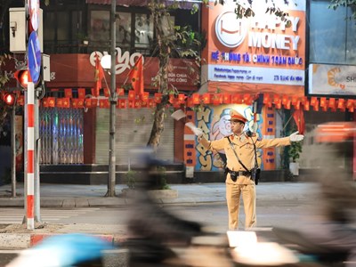 Bảo đảm trật tự, an toàn giao thông trong các ngày diễn ra Đại hội XIV của Đảng