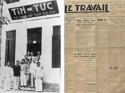 Báo Tin tức - Cơ quan của Mặt trận dân chủ ra số đầu tiên