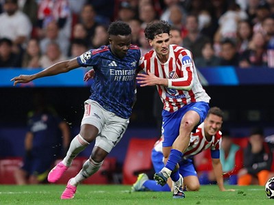 Arsenal hòa Atletico kịch tính 1-1 ở lượt đi bán kết Champions League