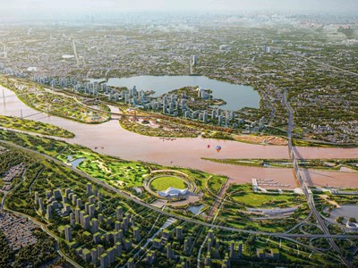 Hôm nay, HĐND TP. Hà Nội xem xét thông qua siêu dự án trục đại lộ sông Hồng  