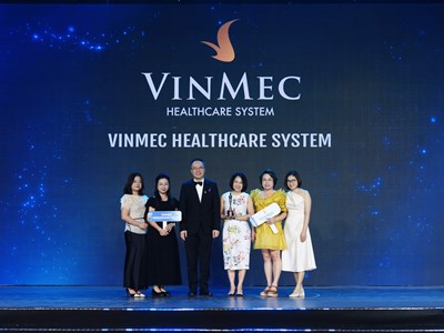 Vinmec “lập hat-trick” tại HR Asia Awards, khẳng định chiến lược lấy con người làm gốc