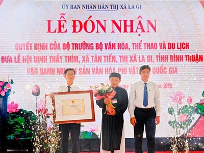 Lễ hội Dinh Thầy Thím trở thành Di sản văn hóa phi vật thể quốc gia