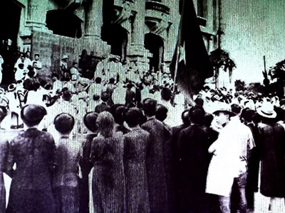 Chủ tịch Hồ Chí Minh gửi thư nhân “Tuần lễ vàng” (1945)
