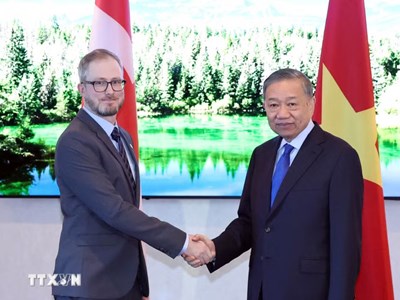 Tổng Bí thư, Chủ tịch nước Tô Lâm tiếp Tổng Bí thư Đảng Cộng sản Canada