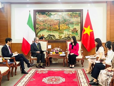 Thúc đẩy hợp tác văn hóa, thể thao, du lịch Việt Nam – Italia đi vào chiều sâu