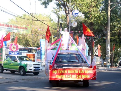 Bế mạc và trao giải Hội thi tuyên truyền lưu động kỷ niệm Ngày mở đường Hồ Chí Minh - Ngày truyền thống bộ đội Trường Sơn