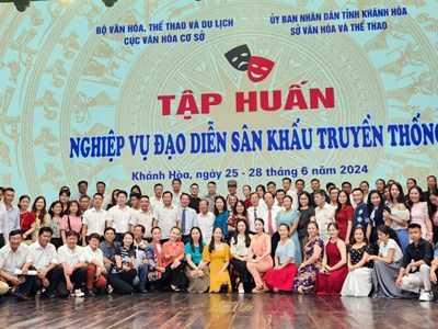 Tập huấn nghiệp vụ đạo diễn sân khấu truyền thống