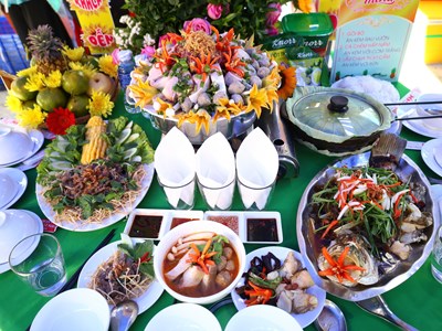 Hơn 100 món ăn tại Hội thi ẩm thực “Hương sắc Hậu Giang”
