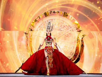 Không gian văn hóa tại National Costume Miss Grand Vietnam 2024