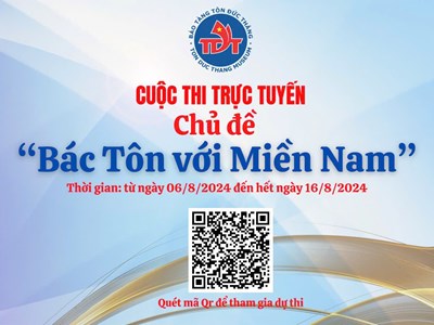 Cuộc thi trực tuyến “Bác Tôn với miền Nam”