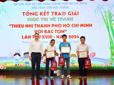 Hơn 500 thí sinh tham gia cuộc thi vẽ tranh  “Thiếu nhi TP.HCM với Bác Tôn” năm 2024