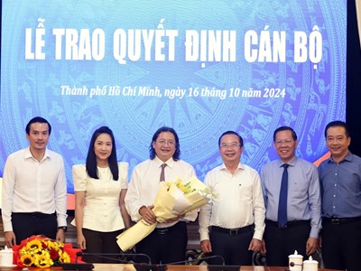 Ông Nguyễn Minh Nhựt làm Phó Giám đốc Sở VHTT TP.HCM