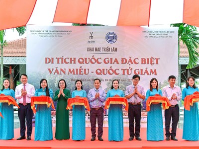 Triển lãm “Di tích Quốc gia đặc biệt Văn Miếu - Quốc Tử Giám”