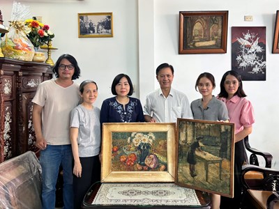 Bảo tàng Mỹ thuật TP.HCM tiếp nhận các tác phẩm hội họa có giá trị cao