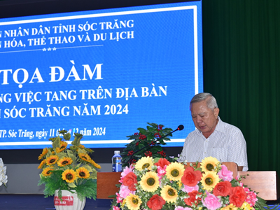 Tọa đàm về thực trạng việc tang trên địa bàn tỉnh Sóc Trăng năm 2024