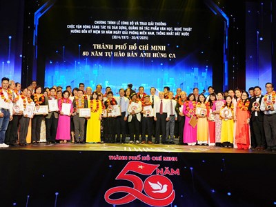 Trao giải thưởng sáng tác văn học, nghệ thuật cho 83 tác phẩm
